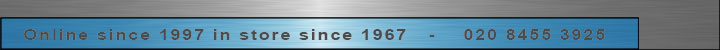online since 1997 phone 020 8455 3925