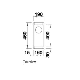 Blanco SUBLINE160USILG Sink-top view.jpg