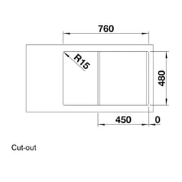 Sink LEGRA45SSILG Sink -cutout view view.jpg