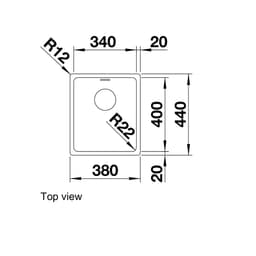 Blanco Andano 340-IF Sink-top view.jpg