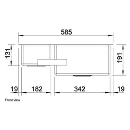 CLARON 340180-U Sink-front view.jpg
