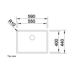 Blanco CLARON 550-U Sink-top view.jpg