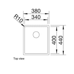 Blanco CLARON 340-U Sink-top view.jpg