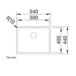 Blanco CLARON 500 IF Sink-top view.jpg