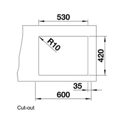 Blanco CLARON XL 60-U Sink-cutout  view.jpg