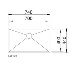 BLANCO ZEROX 700-U Sink-top view.jpg