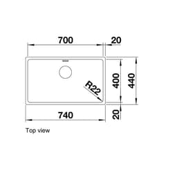 BLANCO ANDANO 700-U Sink-Top view.jpg