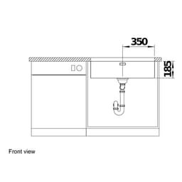 Blanco SOLIS 700U Sink-front view.jpg