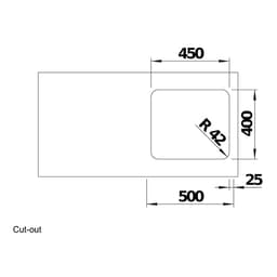 Blanco SOLIS 450-U Sink-cutout view.jpg