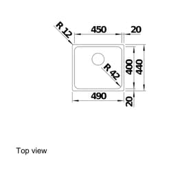 Blanco SOLIS 450-U Sink-top view.jpg