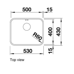 Blanco SUPRA500USST Sink-top view.jpg