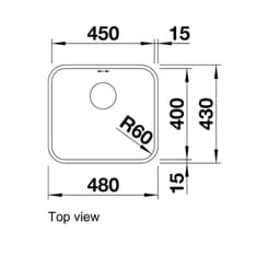 Blanco SUPRA 450-U Sink-top view.jpg