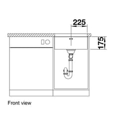 Blanco SUPRA 450-U Sink-front top view.jpg