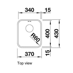 Blanco SUPRA 340U Sink-top view.jpg