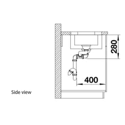 Blanco ESSENTIAL530U Sink-side view.jpg