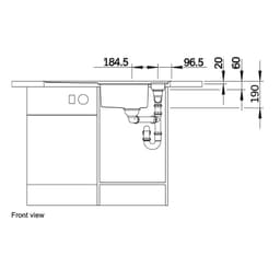 Blanco AXIS III Sink - front View.jpg