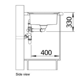 Blanco AXIS III Sink - Side View.jpg
