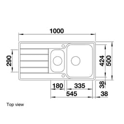 Blanco CLASSIMO6SIF Sink-top view.jpg