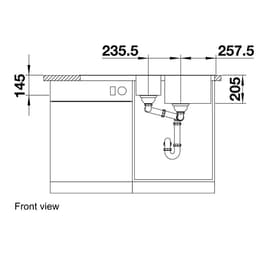Blanco CLASSIMO6SIF Sink-front view.jpg