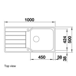 Blanco ClassimoXL6SIF Sink-top view.jpg