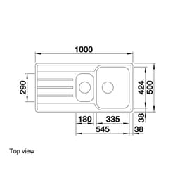 Blanco LEMIS6SIF Sink-top view.jpg