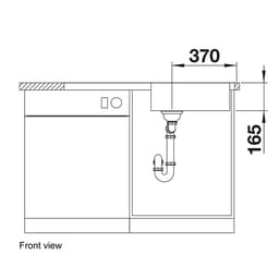 Blanco LANTOSXL6SIF Sink-front view.jpg