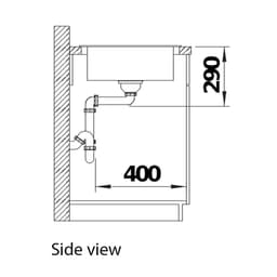 Blanco LIVITXL5S Sink - side view.jpg