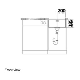 Blanco SOLIS400U Sink-front view.jpg