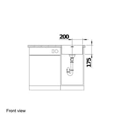 Blanco SUPRA400IFA Sink-front view.jpg