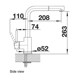 Blanco MILA-S tap-side view.jpg