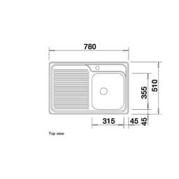 Blanco Divon II 5 S-IF - top view.jpg
