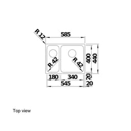 Blanco SOLIS 340180-U - top view.jpg
