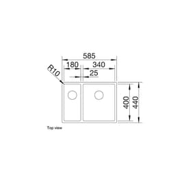 Blanco CLARON340180IF - top view.jpg