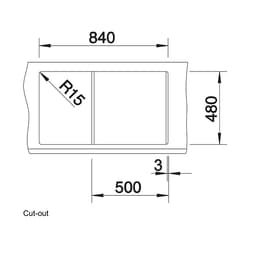 Blanco METRA5SSILG Sink - cutout view.jpg