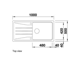 Blanco SONAXL6S Sink-top view.jpg