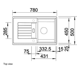 Blanco ZIA45SSILG sink-top view.jpg