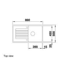 Blanco ZIA5SSILG Sink-top view.jpg