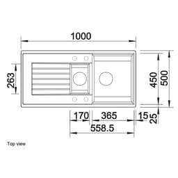 Blanco ZIA6SSILG Sink-top view.jpg