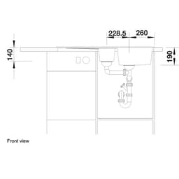 Blanco ZIA6SSILG Sink-front view.jpg