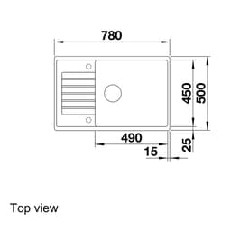 Blanco ZIAXL6SCompactSILG Sink-top.jpg