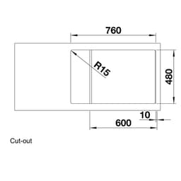 Blanco ZIAXL6SCompactSILG Sink-cutout vi.jpg