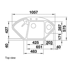 BLANCODELTA II Sink-top view.jpg
