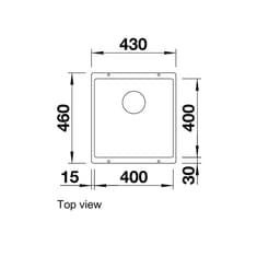 Blanco SUBLINE400USILG Sink-top view.jpg